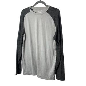 0.1 Algo black gray long sleeve tee